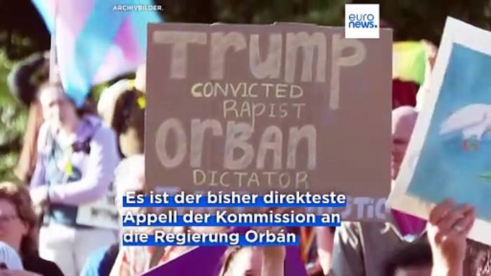 News video: Von der Leyen fordert Aufhebung des Budapest-Pride-Verbots