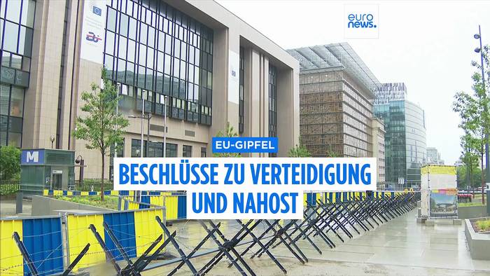 News video: EU-Gipfel: Beschlüsse zu Verteidigung und Nahost