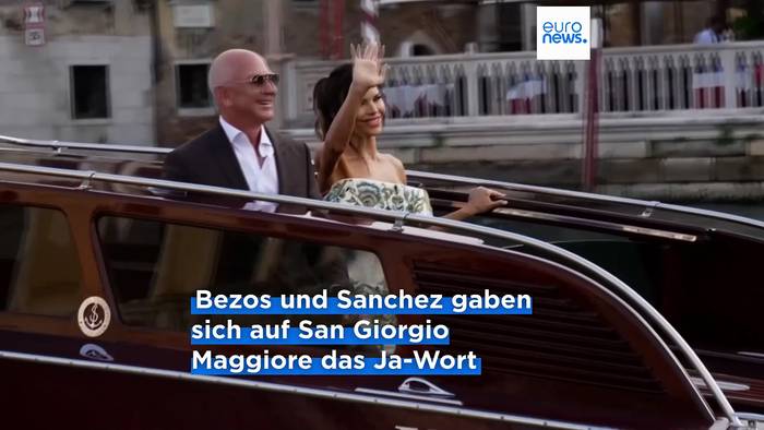 News video: Top oder Flop? Hochzeit von Jeff Bezos und Lauren Sánchez in Venedig als Event der Superlative