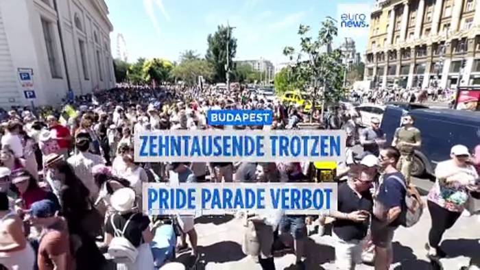 News video: Hunderttausende versammeln sich trotz Orbans Verbot zum 30. Jahrestag der Budapest Pride