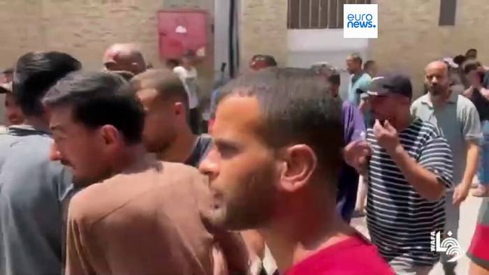 News video: Massenevakuierungen in Gaza: 
