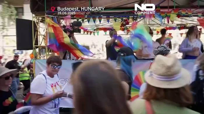 News video: Rund 100.000 Menschen demonstrierten beim Budapest Pride und trotzten dem Regierungsverbot