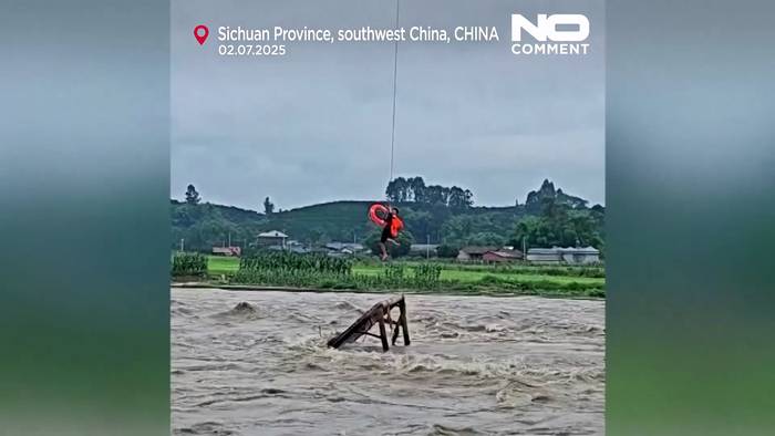 News video: China gibt Hochwasserwarnungen aus, Flüsse erreichen Rekordpegel