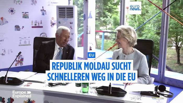 Video: EU-Beitritt: Republik Moldau will Ukraine überholen - Brüssel zögert