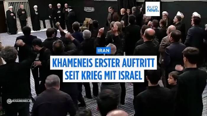 News video: Irans oberster Führer tritt erstmals seit Beginn des iranisch-israelischen Krieges öffentlich auf