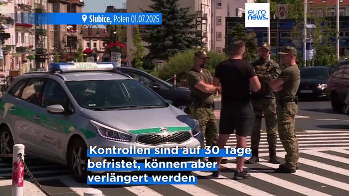 News video: Gegenzug: Polen führt wieder Kontrollen an Grenzen zu Deutschland und Litauen ein