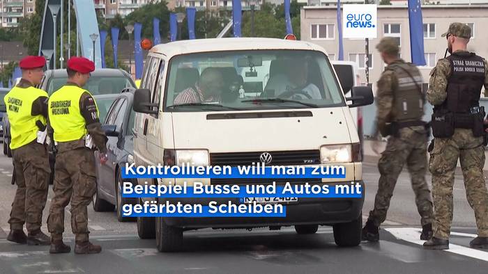 News video: Polen führt Grenzkontrollen zu Deutschland und Litauen ein