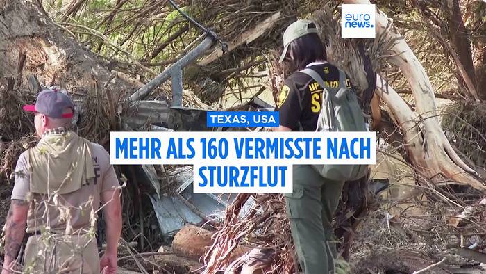 News video: Mehr als 160 Vermisste nach Sturzflut in Texas