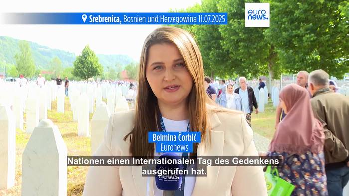 Video: Tausende versammeln sich anlässlich des 30. Jahrestages des Völkermordes in Srebrenica
