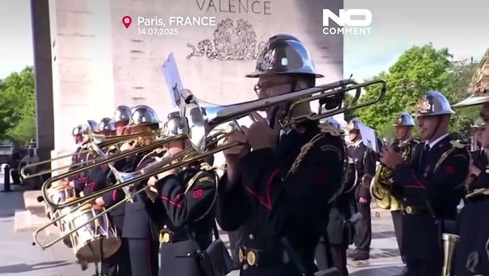 News video: Frankreich veranstaltet jährliche Militärparade zum Bastille-Tag in Paris