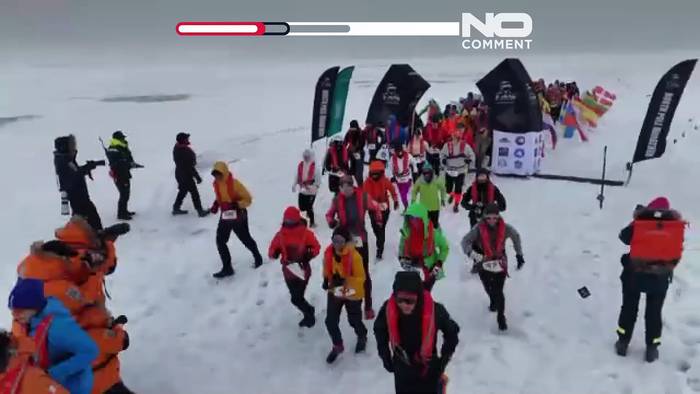 News video: Eisläufer bezwingen Herausforderungen am Nordpol