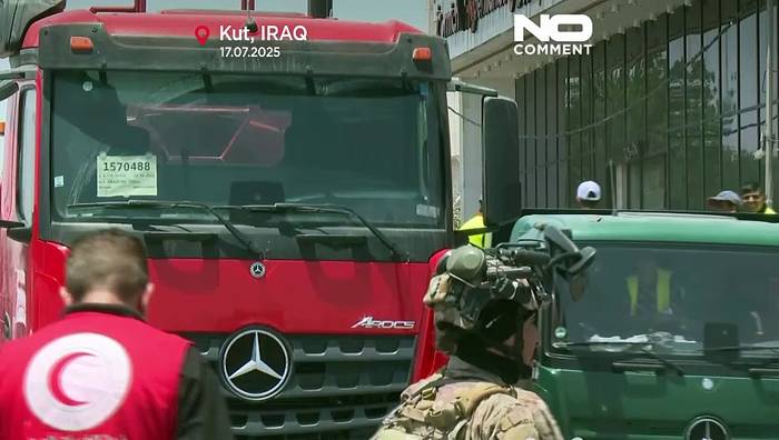 News video: Neues Einkaufszentrum im Irak durch Feuer zerstört, dutzende Tote