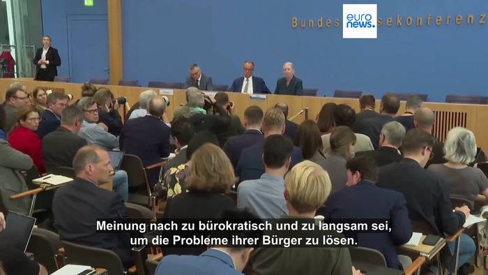 News video: Merz kritisiert EU - und will Deutschland aus der Rezession führen