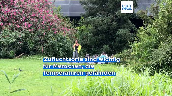 News video: Karte mit Orten zur Abkühlung: Wo kann man der Hitze entkommen?