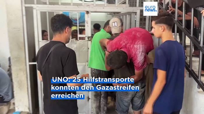 News video: Gaza: mindestens 85 Tote beim Versuch Hilfsgüter zu bekommen