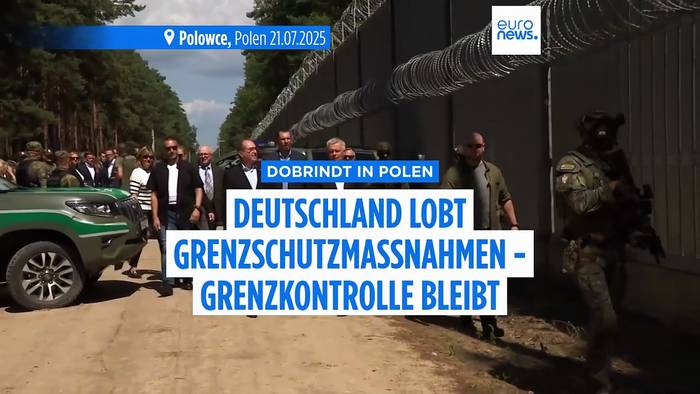 Video: Polen verstärkt Außengrenze: Dobrindt hält trotzdem an deutsch-polnischen Kontrollen fest