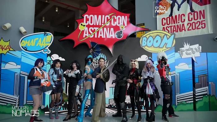 News video: Verrückt nach Comics: Kasachstan ist Austragungsort der größten Comic Con Zentralasiens