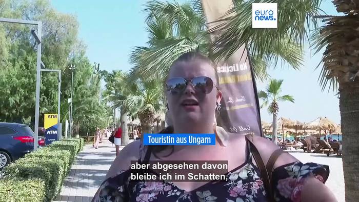News video: Bis 45°: So schlimm ist die Hitzewelle in Zypern und Griechenland