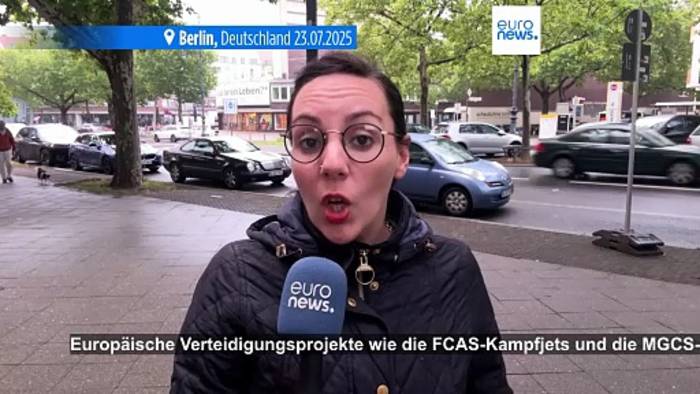 News video: Merz und Macron: Zölle und Verteidigung im Fokus beim Berliner Abendessen