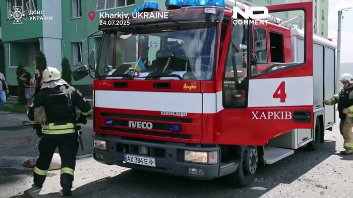 News video: Russischer Luftangriff verletzt Dutzende in Charkiw, darunter Neugeborenes