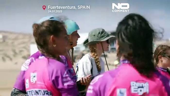 Video: Windsurf-Freestyle-Weltcup endet frühzeitig im windigen Fuerteventura