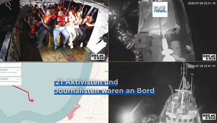 News video: Israel fängt Aktivistenschiff ab