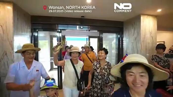Video: Nordkorea eröffnet neuen Badeort für Einheimische, verbietet jedoch ausländische Touristen
