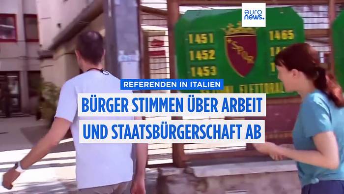 Video: Arbeit und Einwanderung: Um diese 5 Fragen geht es in den Referenden in Italien
