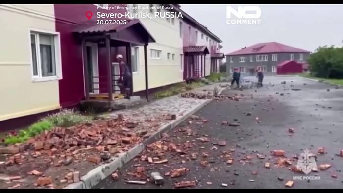News video: Starkes Erdbeben erschüttert Russlands Fernen Osten, Tsunami-Warnungen ausgegeben