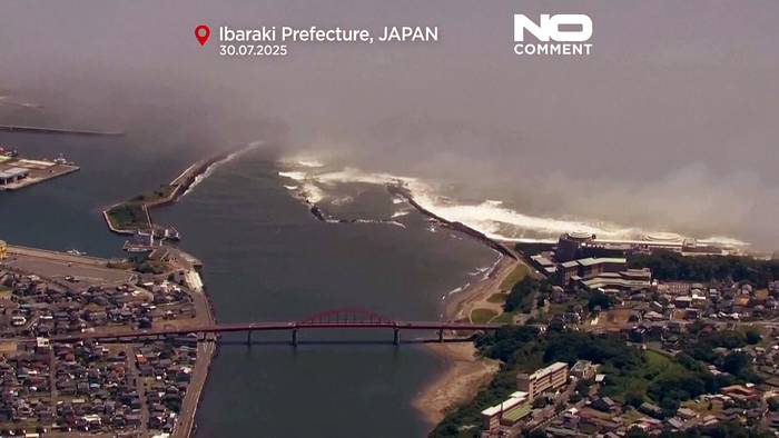 News video: Tsunami-Wellen erreichen Japan und Hawaii nach 8,8-Erdbeben vor Russland