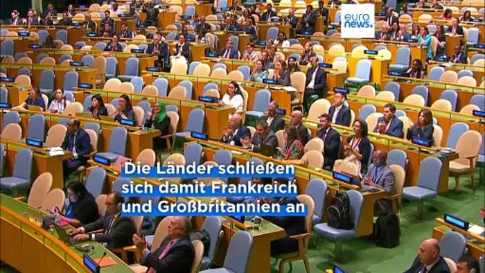 News video: Druck auf Israel steigt: Auch Kanada und Malta wollen Palästina anerkennen