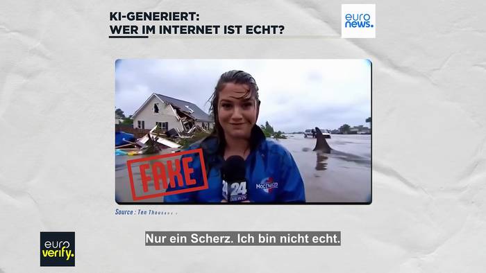 News video: KI-generierte Moderatoren im Internet: Welcher News-Anchor ist echt?