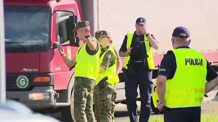 News video: Polen verlängert Grenzkontrollen bis Anfang Oktober