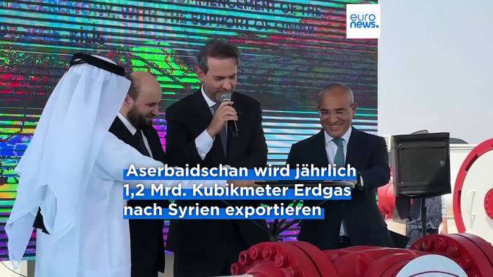 News video: Gas nach Syrien: Aserbaidschan wird zum wachsenden globalen Energielieferanten