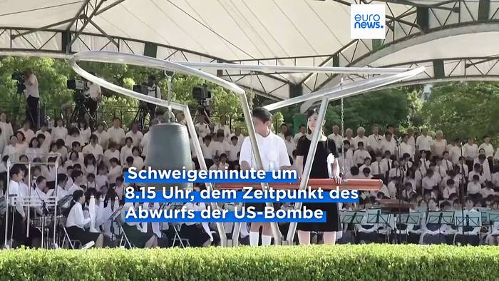 News video: 80. Jahrestag des US-Atombombenabwurfs: Hiroshima-Opfer kritisieren Zustimmung für Atomwaffen
