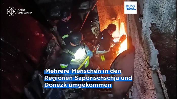 Video: Mehrere Todesopfer und Verletzte bei russischen Angriffen auf die Ukraine