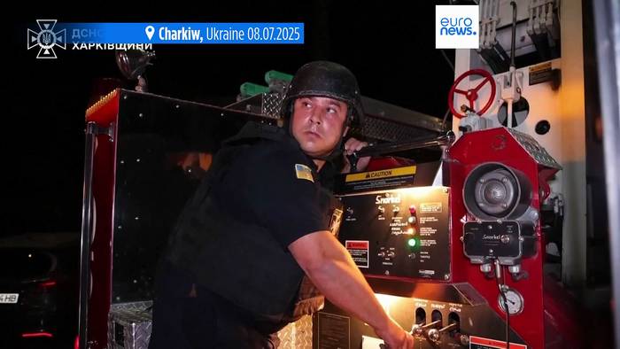 News video: Mindestens drei Verletzte nach russischen Angriffen auf Charkiw und Sumy