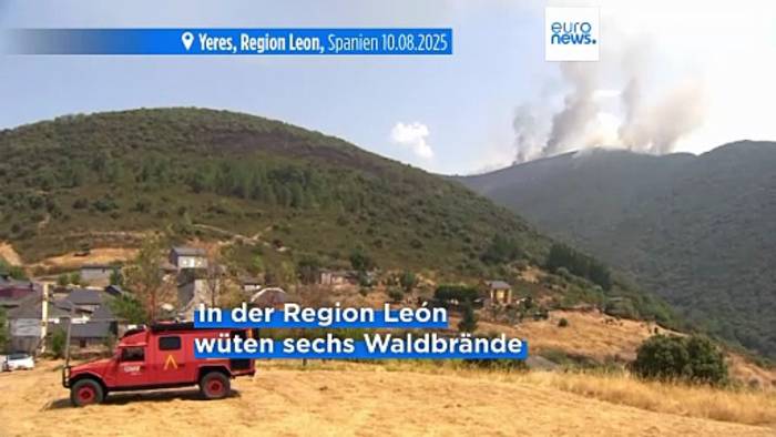 News video: Kein Ende in Sicht? Katastrophenschutz verstärkt Einsatz wegen Hitze im Süden von Europa