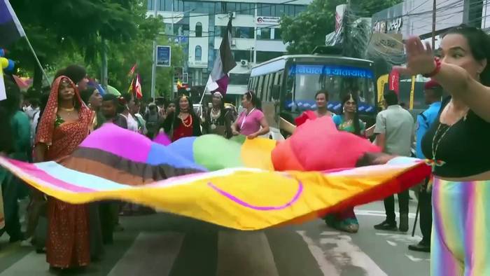 News video: Nepal veranstaltet erste Pride-Rallye nach großen Finanzierungskürzungen
