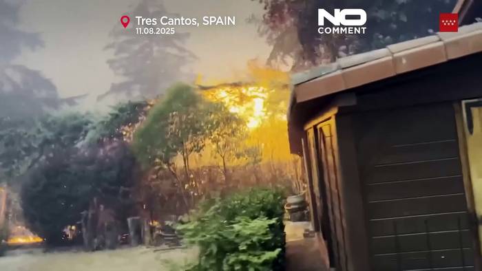 News video: Tödlicher Waldbrand nahe Madrid eingedämmt