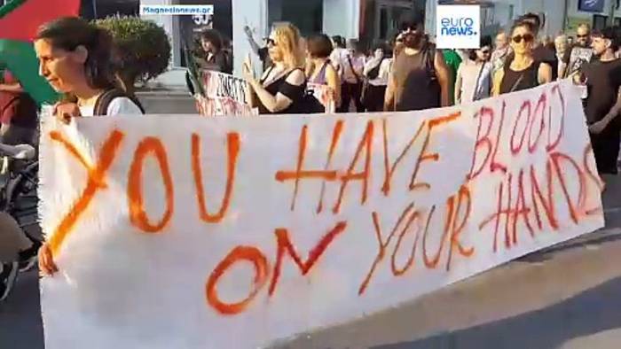 News video: Tränengas: Proteste gegen israelisches Kreuzfahrtschiff in Griechenland