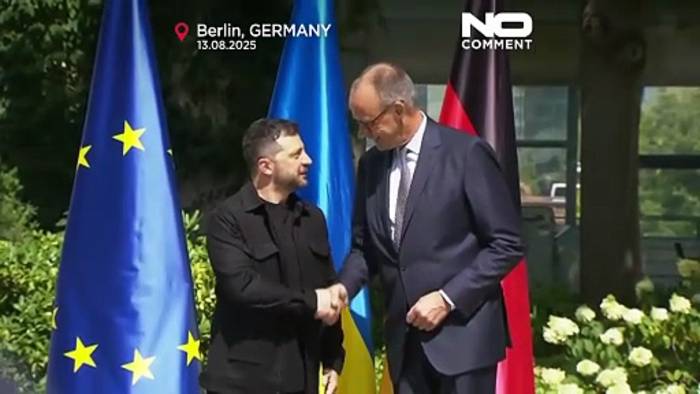 News video: Berlin veranstaltet Ukraine-Gespräche vor Trump-Putin-Treffen in Alaska