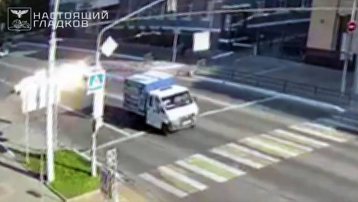 News video: Drei Verletzte bei Drohnenexplosion in Russlands Region Belgorod