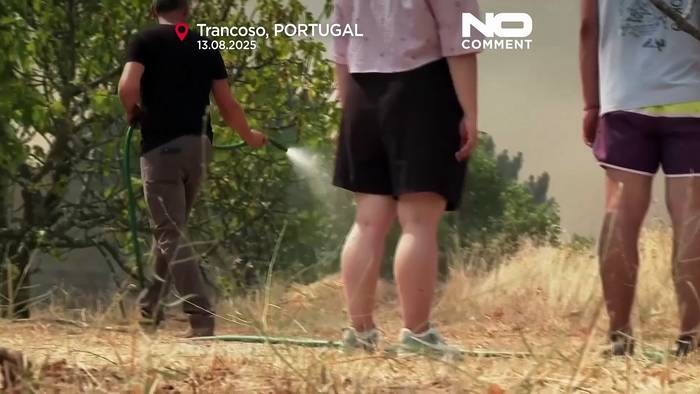 Video: Feuerwehr kämpft gegen Brände in Nord- und Zentralportugal