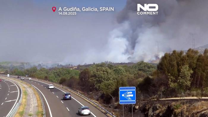 Video: Waldbrände zerstören Tausende Hektar in Spanien
