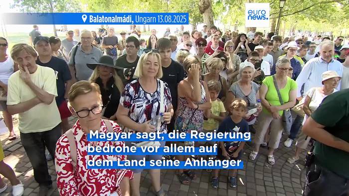 News video: Ungarns Oppositionspolitiker Magyar hat 