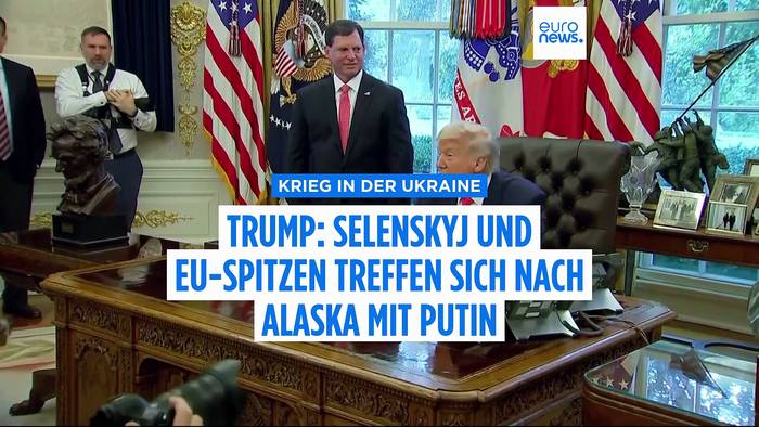 News video: Trump vor Putin-Treffen: Selenskyj und EU-Politiker sind das nächste Mal dabei