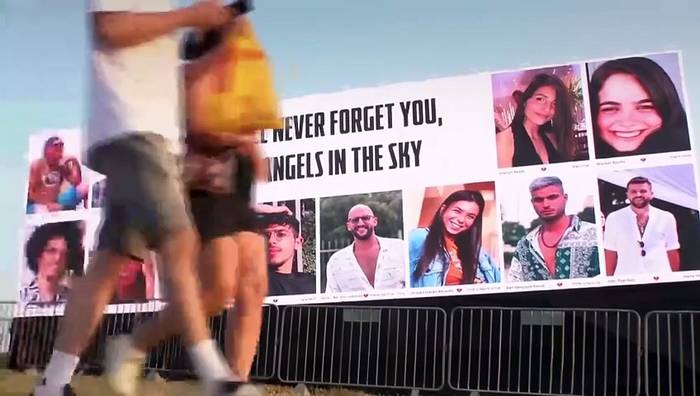 Video: Überlebende gedenken der Opfer des Hamas-Angriffs beim Nova Festival