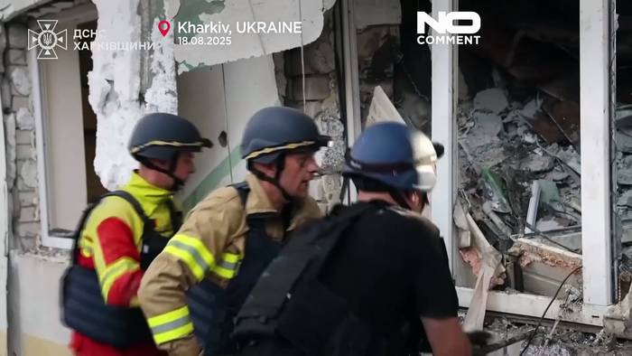 News video: Russischer Drohnenangriff auf Charkiw tötet sieben Menschen, darunter Kinder
