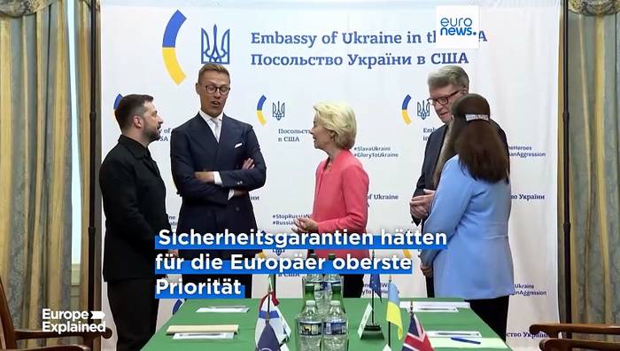 News video: Was bedeutet der Ukraine-Gipfel in Washington für die EU?